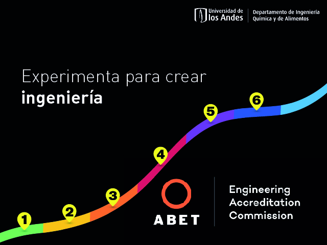 Competencia 6 #abetizateiqui comienza la carrera ABET Ingeniería Química Uniandes