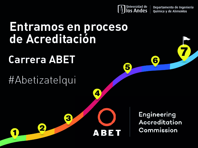 #abetizateiqui comienza la carrera ABET Ingeniería Química Uniandes