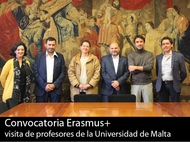 Convocatoria Erasmus+ y visita de profesores de la Universidad de Malta