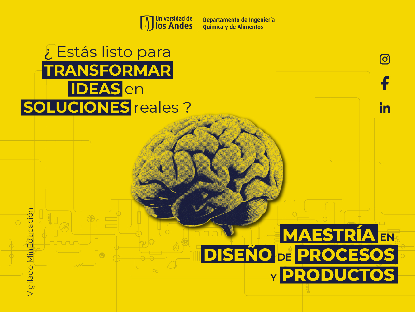 maestría en diseño de procesos y productos universidad de los andes Aquí nace tu próximo paso profesional 