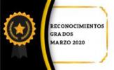 Reconocimientos grados Ingeniería Química, Marzo 2020 | Uniandes